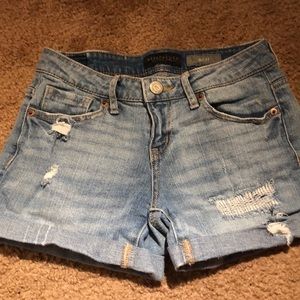 aéropostale jean shorts. midi shorts